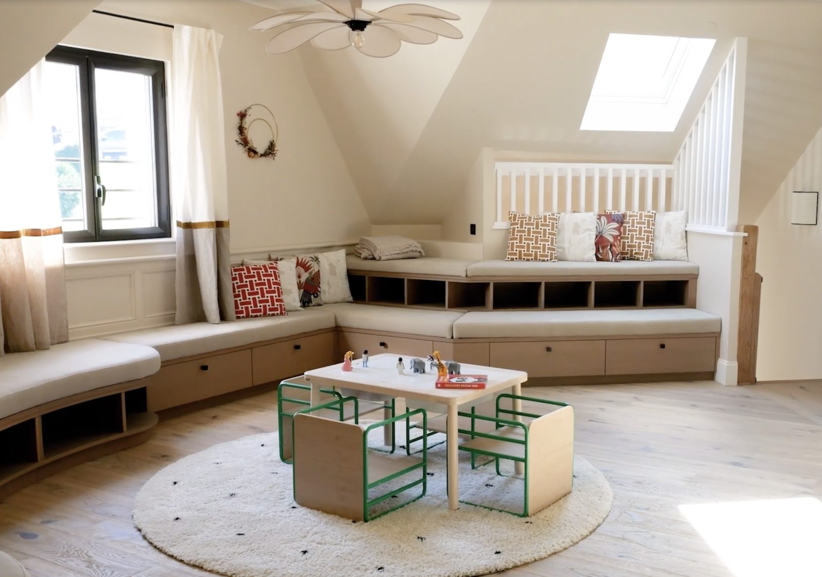 The children's playroom of the Holisty villa, on the first floor